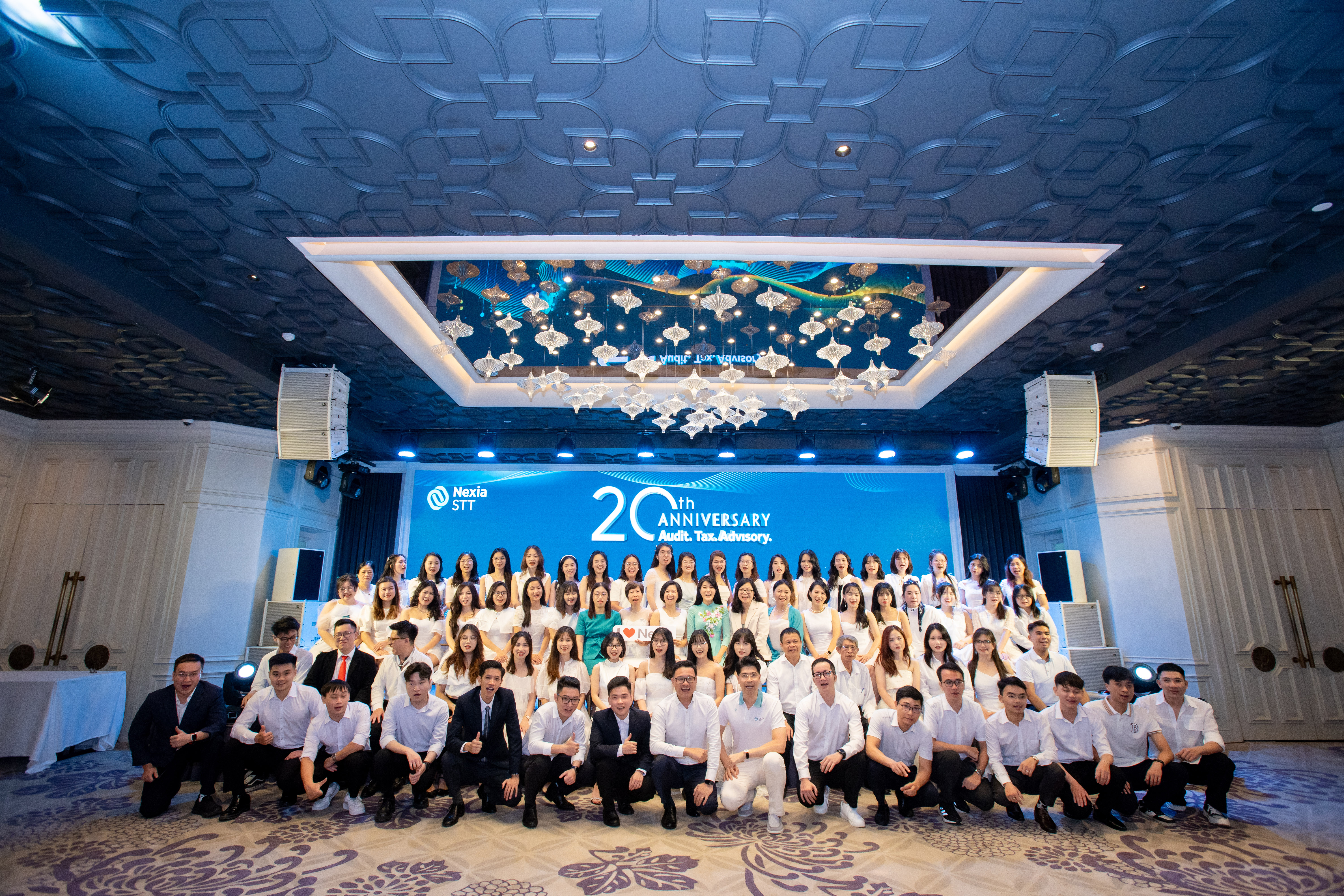 Kỷ niệm thành lập <br> Công ty TNHH Nexia STT <br> Số lượng: 150 người